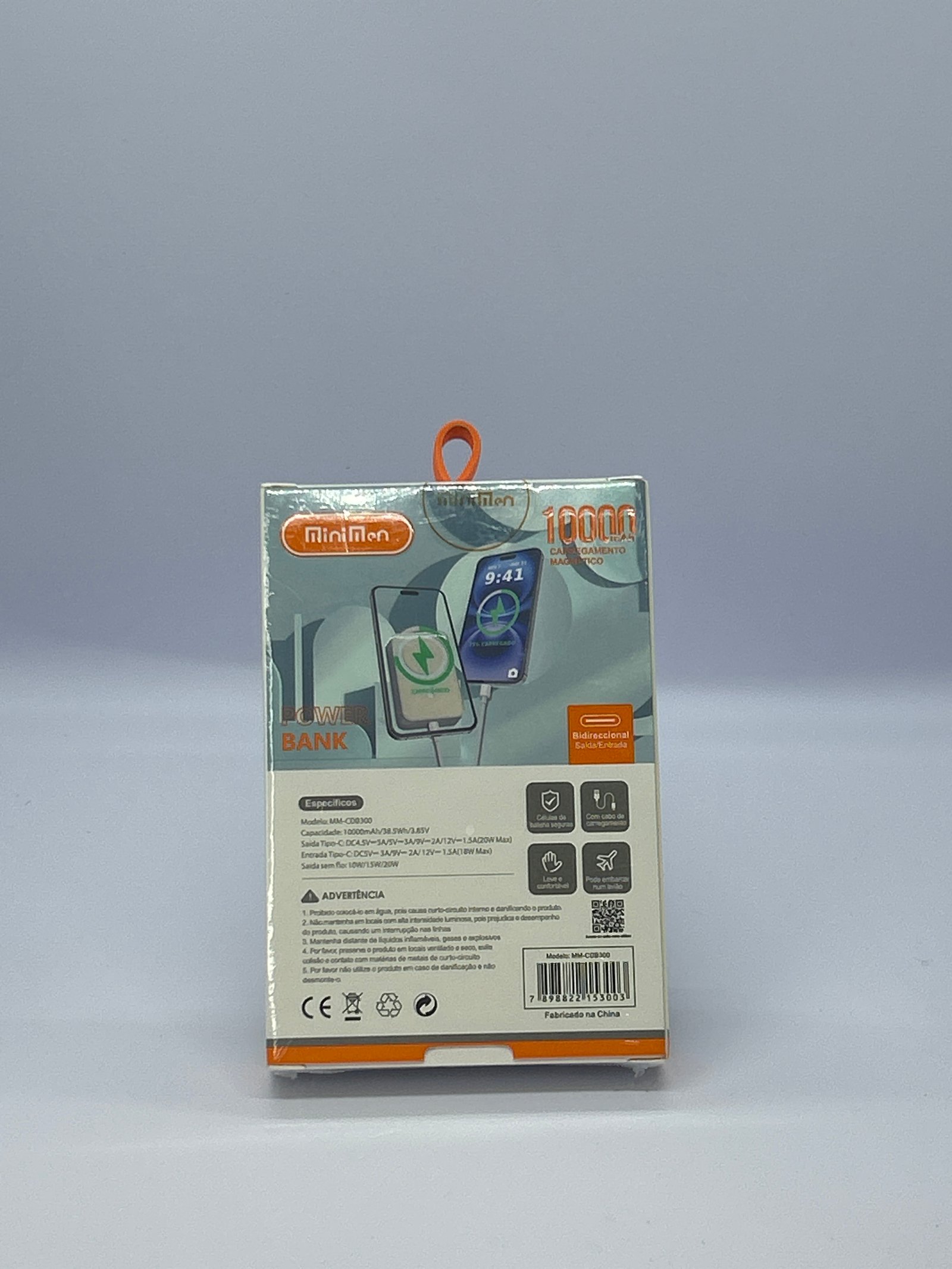 Power Bank Sem Fio Carregamento Magnético 20W 10000mAh - imagem 2